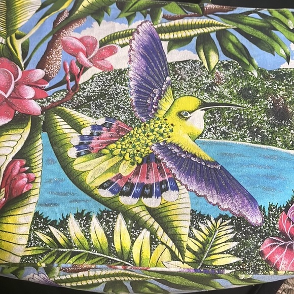 Hummingbird Bird Shimmer Tote - Picture 2 of 6